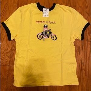 biker girl tee shirt
